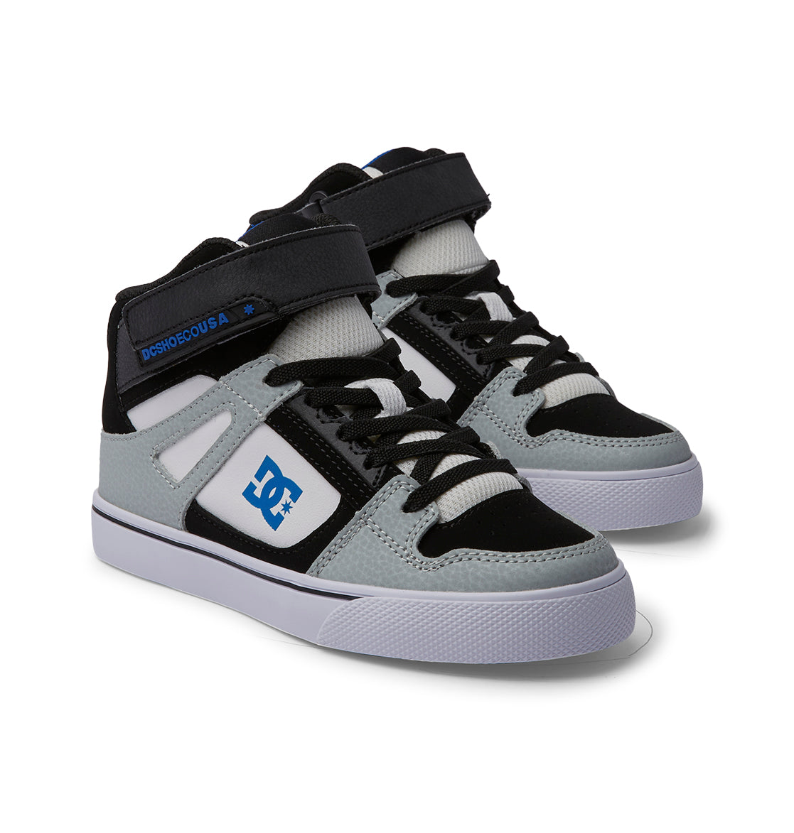 Kids' Pure High Elastic Lace High-Top Shoes - Image 2